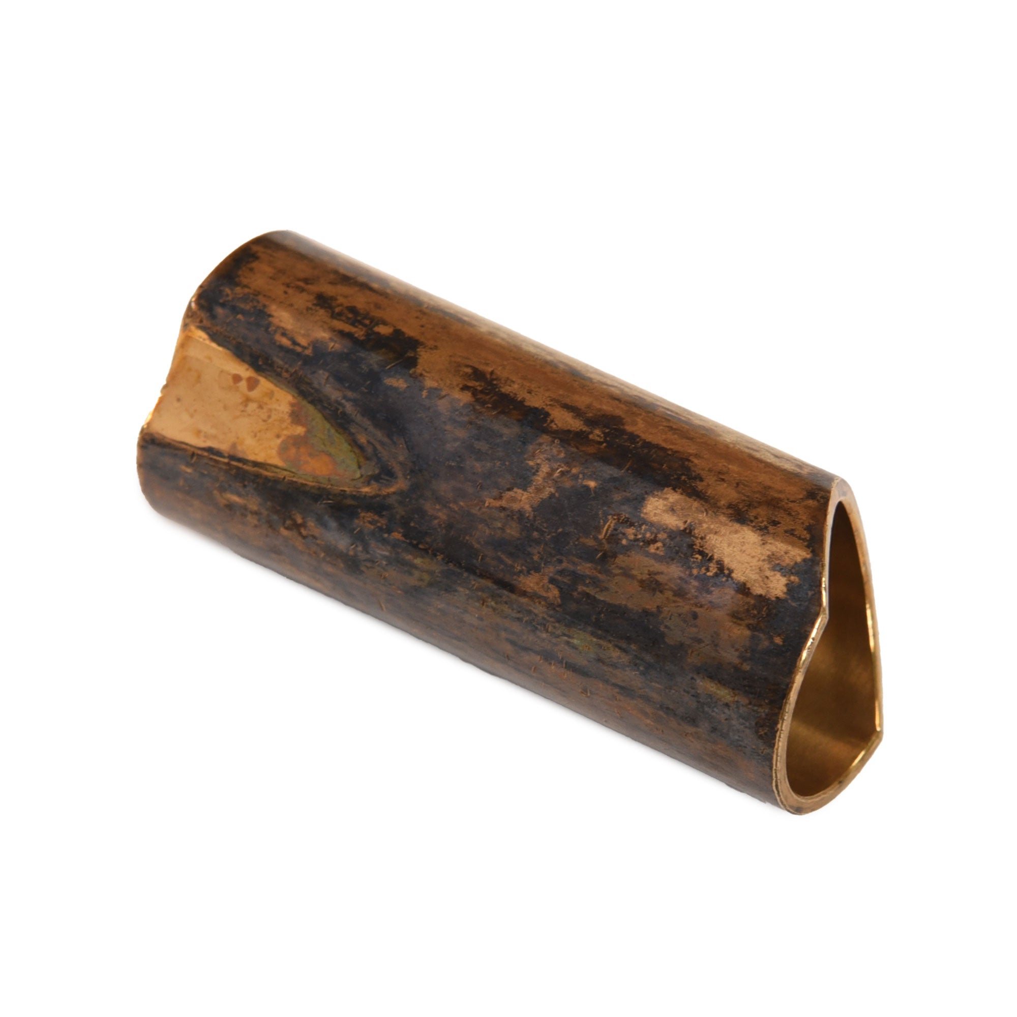 The Rock Slide Extra Large 22.5mm Internal Diameter x 59mm Length Aged Brass Accessories / Slides