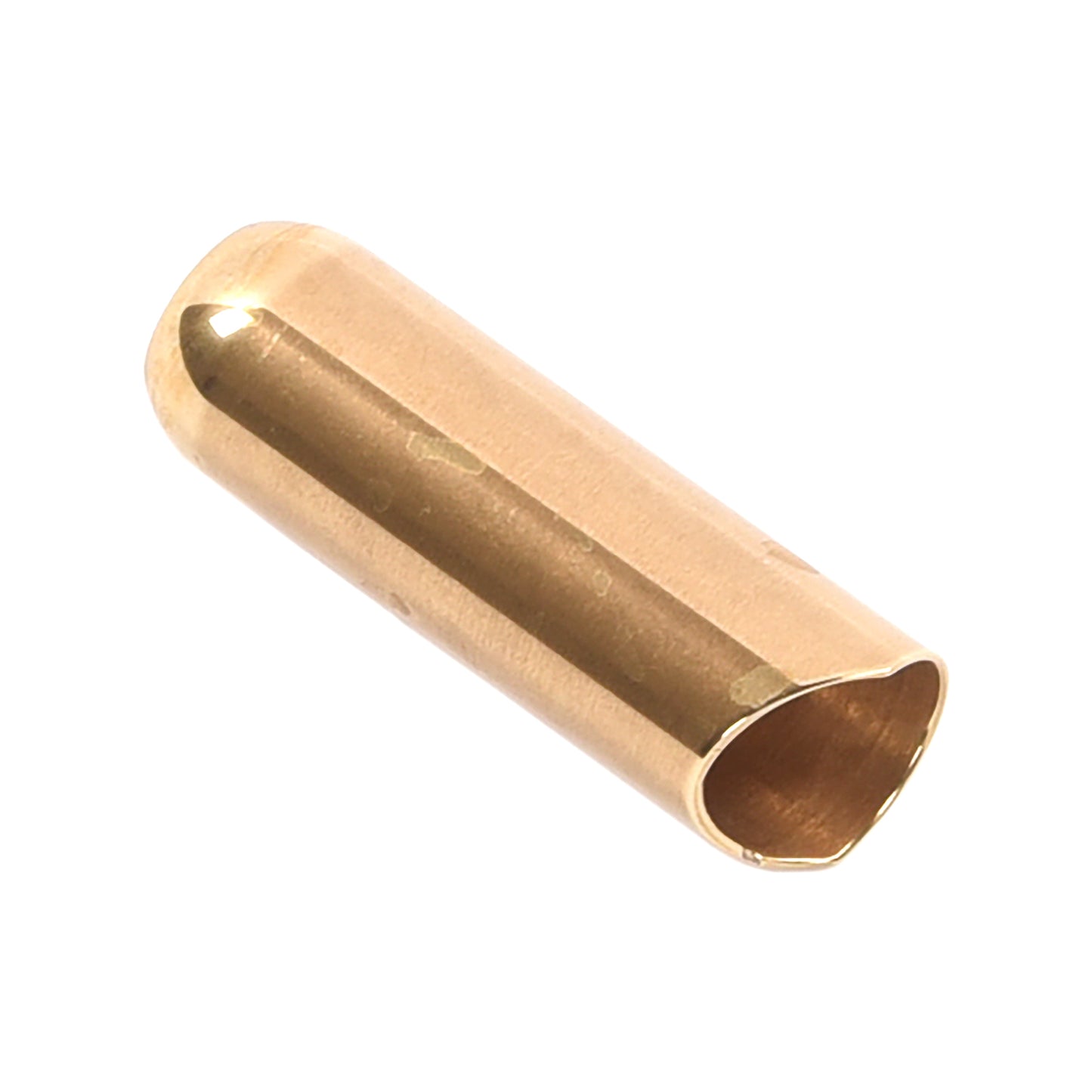 The Rock Slide Minnie Marks Signature Extra Small 15.5mm Internal Diameter x 52mm Length Polished Brass Accessories / Slides