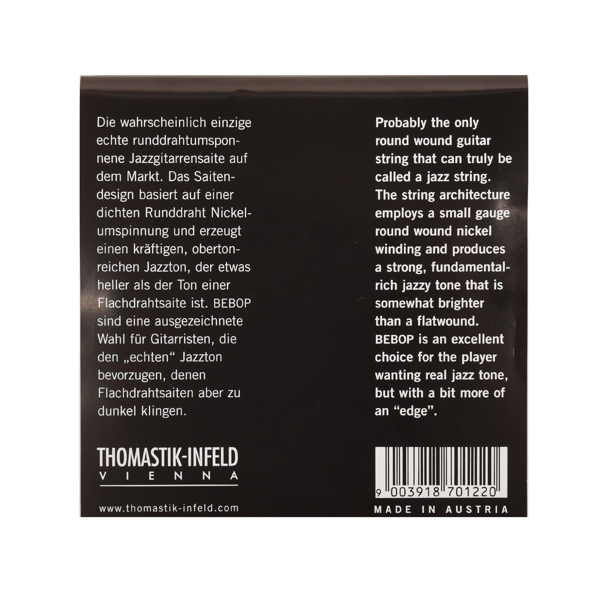 Thomastik BB113 Jazz BeBop Guitar Strings Medium Light 13-53 Accessories / Strings / Guitar Strings