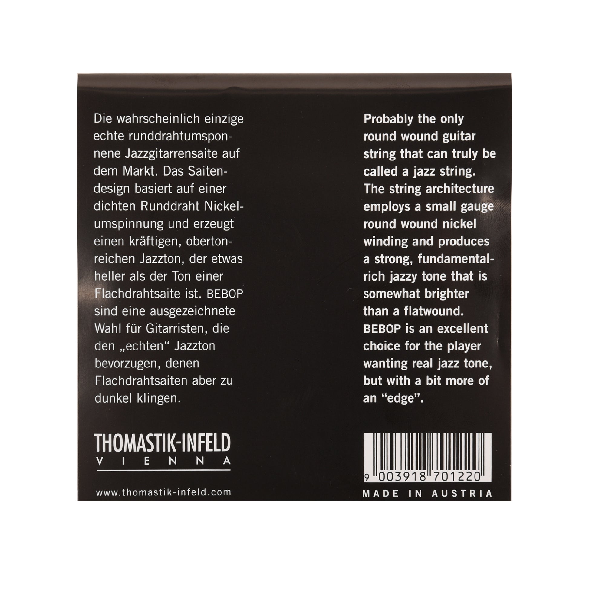 Thomastik BB113 Jazz BeBop Guitar Strings Medium Light 13-53 Accessories / Strings / Guitar Strings