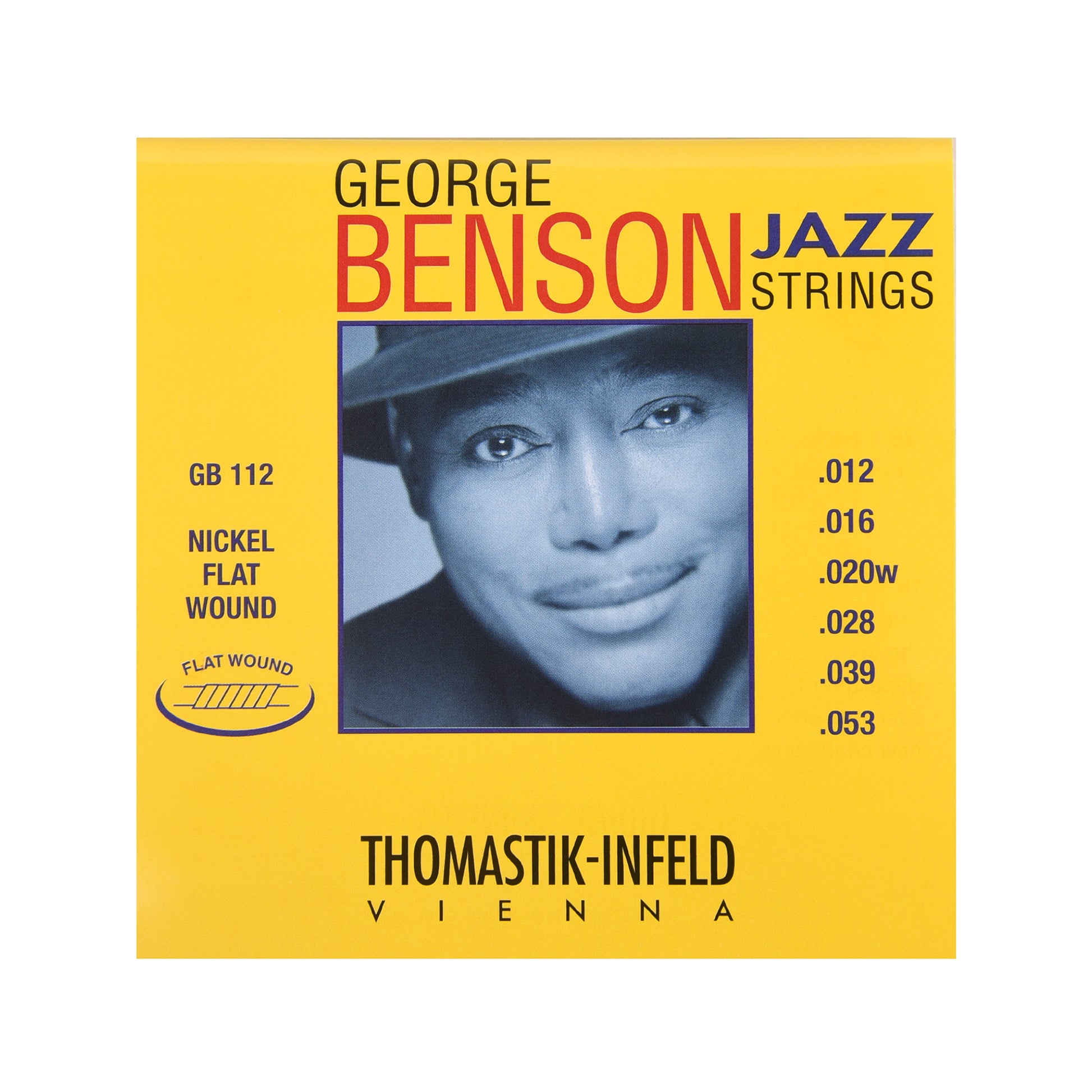 Thomastik GB112 George Benson Custom Flatwound Set Medium Light 12-53 Accessories / Strings / Guitar Strings