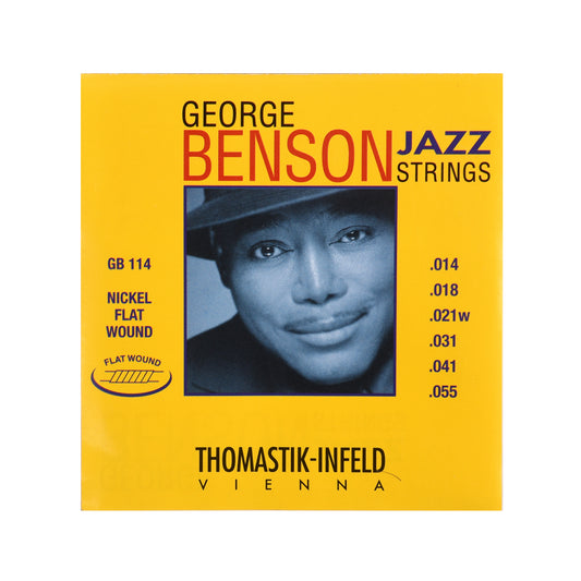 Thomastik GB114 George Benson Custom Heavy Flatwound Jazz Guitar Strings Accessories / Strings / Guitar Strings