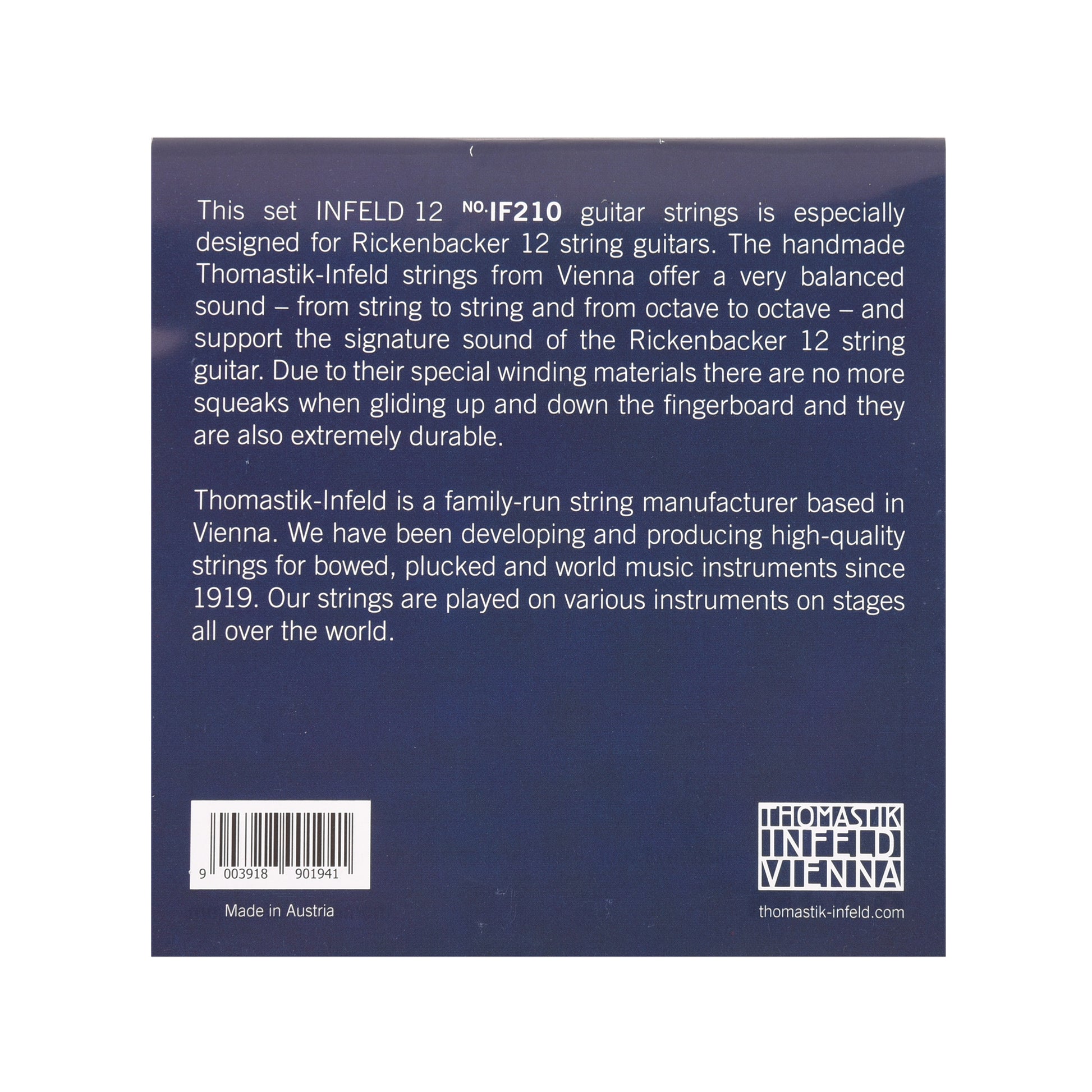 Thomastik-Infeld 12-String Electric Guitar Set Nickel Flat Wound Accessories / Strings / Guitar Strings