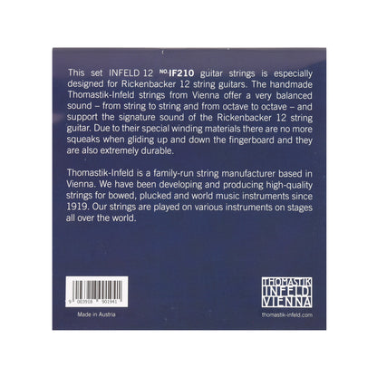 Thomastik-Infeld 12-String Electric Guitar Set Nickel Flat Wound Accessories / Strings / Guitar Strings