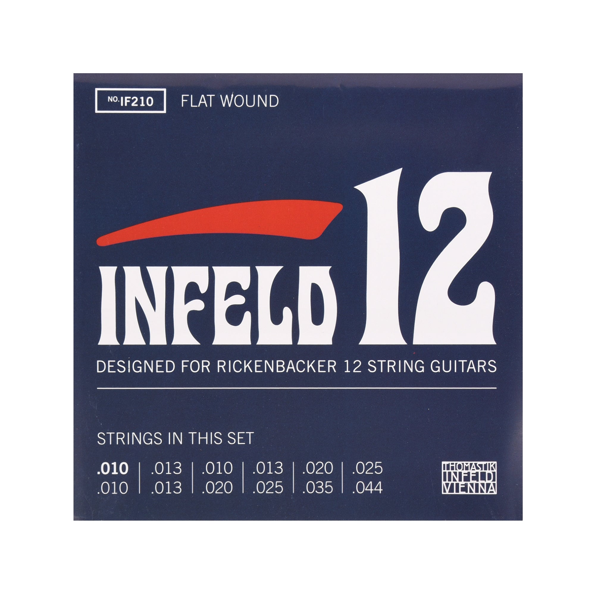 Thomastik-Infeld 12-String Electric Guitar Set Nickel Flat Wound Accessories / Strings / Guitar Strings