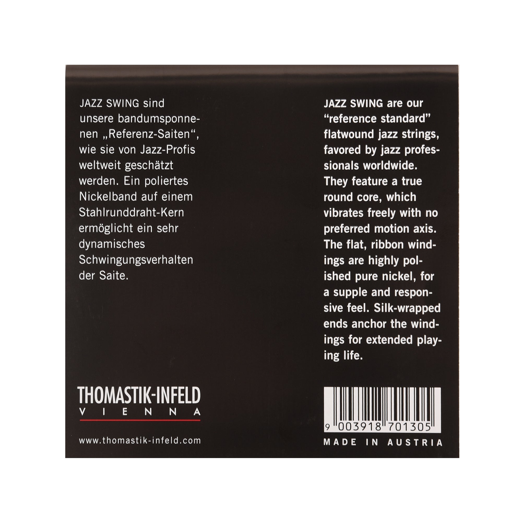 Thomastik JS112 Jazz Swing Electric Flatwound Medium Light 12-50 Accessories / Strings / Guitar Strings