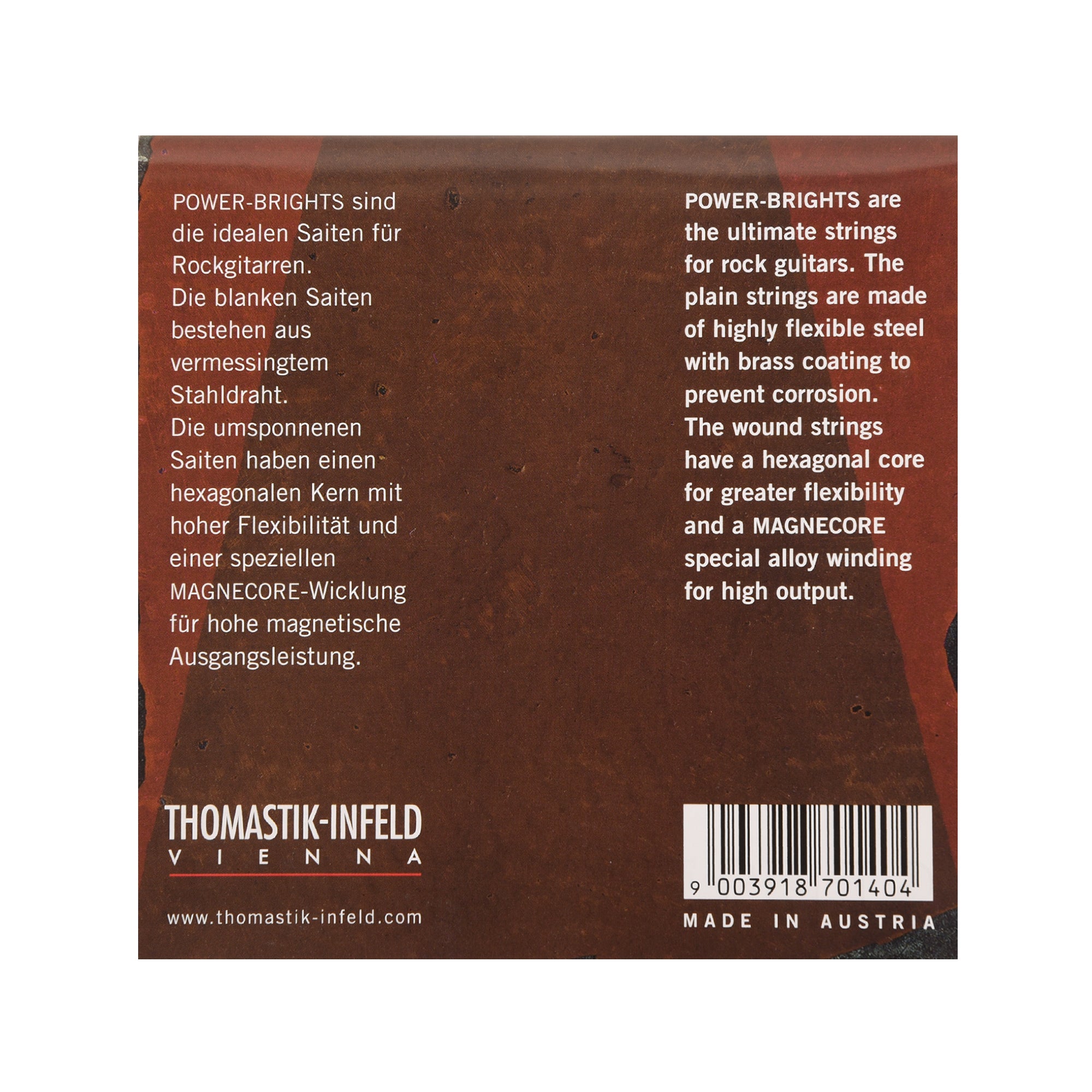 Thomastik PB109 Power Brights Round Wound Light 9-42 Accessories / Strings / Guitar Strings