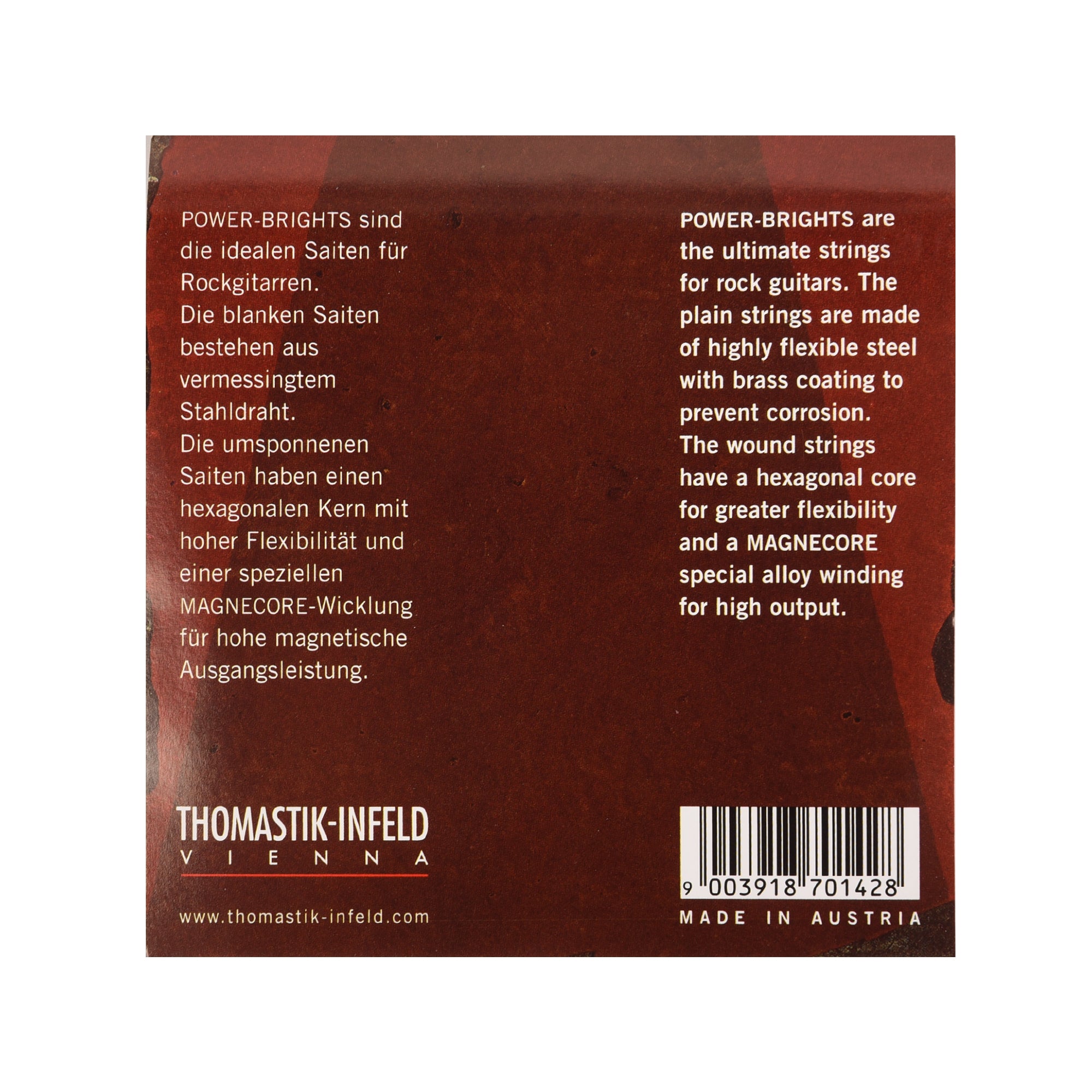 Thomastik PB111 Power Brights Round Wound Medium 11-46 Accessories / Strings / Guitar Strings