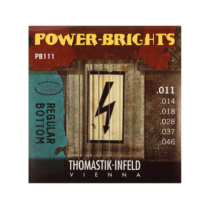 Thomastik PB111 Power Brights Round Wound Medium 11-46 Accessories / Strings / Guitar Strings