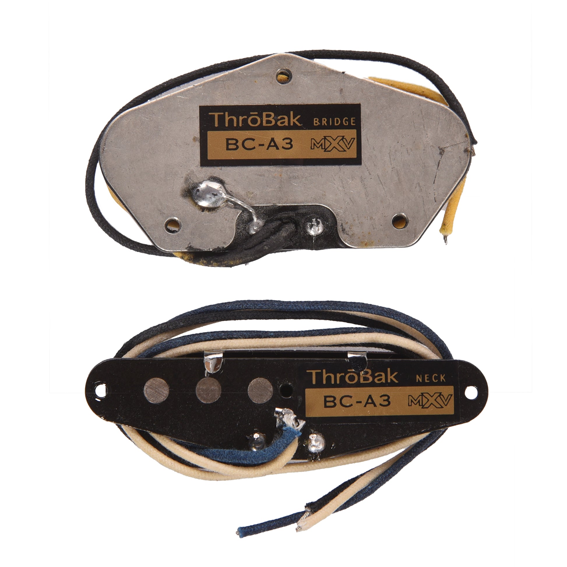 ThroBak Broadcaster A3 Classic Telecaster Guitar Pickup Set Aged Vintage Phase 3-Wire Neck Parts / Guitar Pickups
