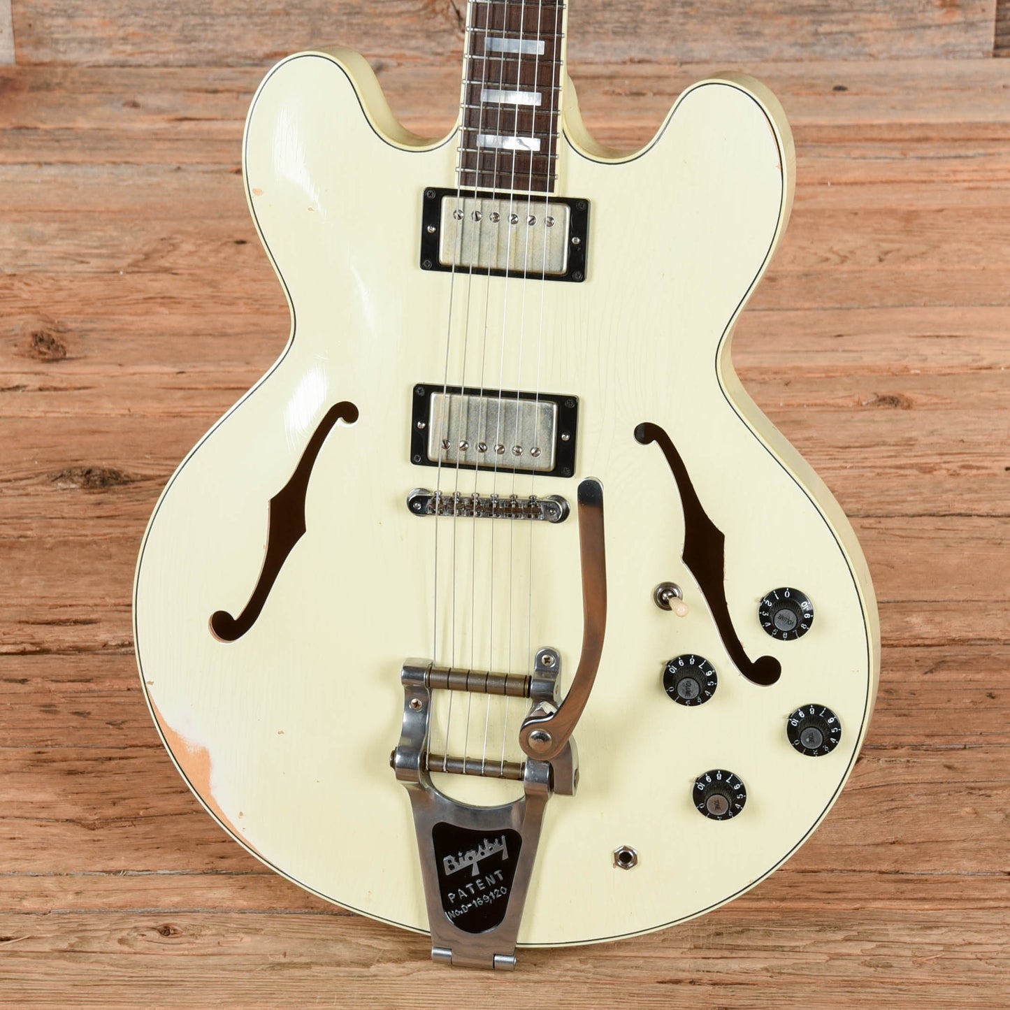 TMG Theo '59 335 White Electric Guitars