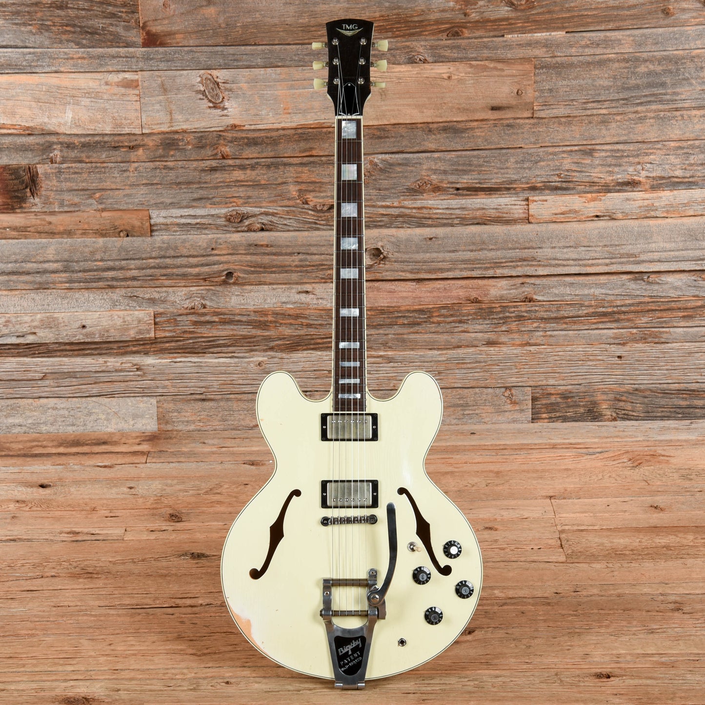 TMG Theo '59 335 White Electric Guitars