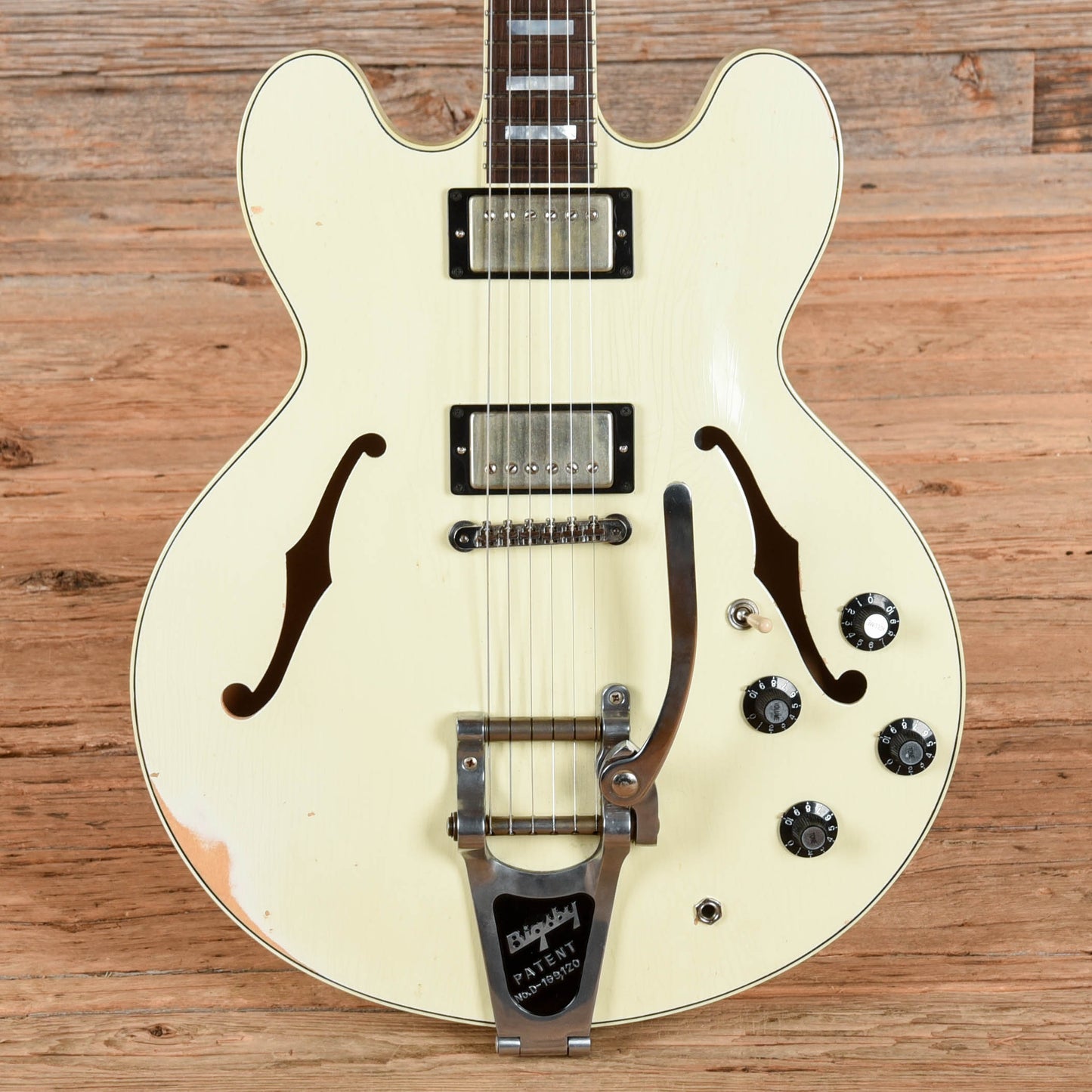 TMG Theo '59 335 White Electric Guitars