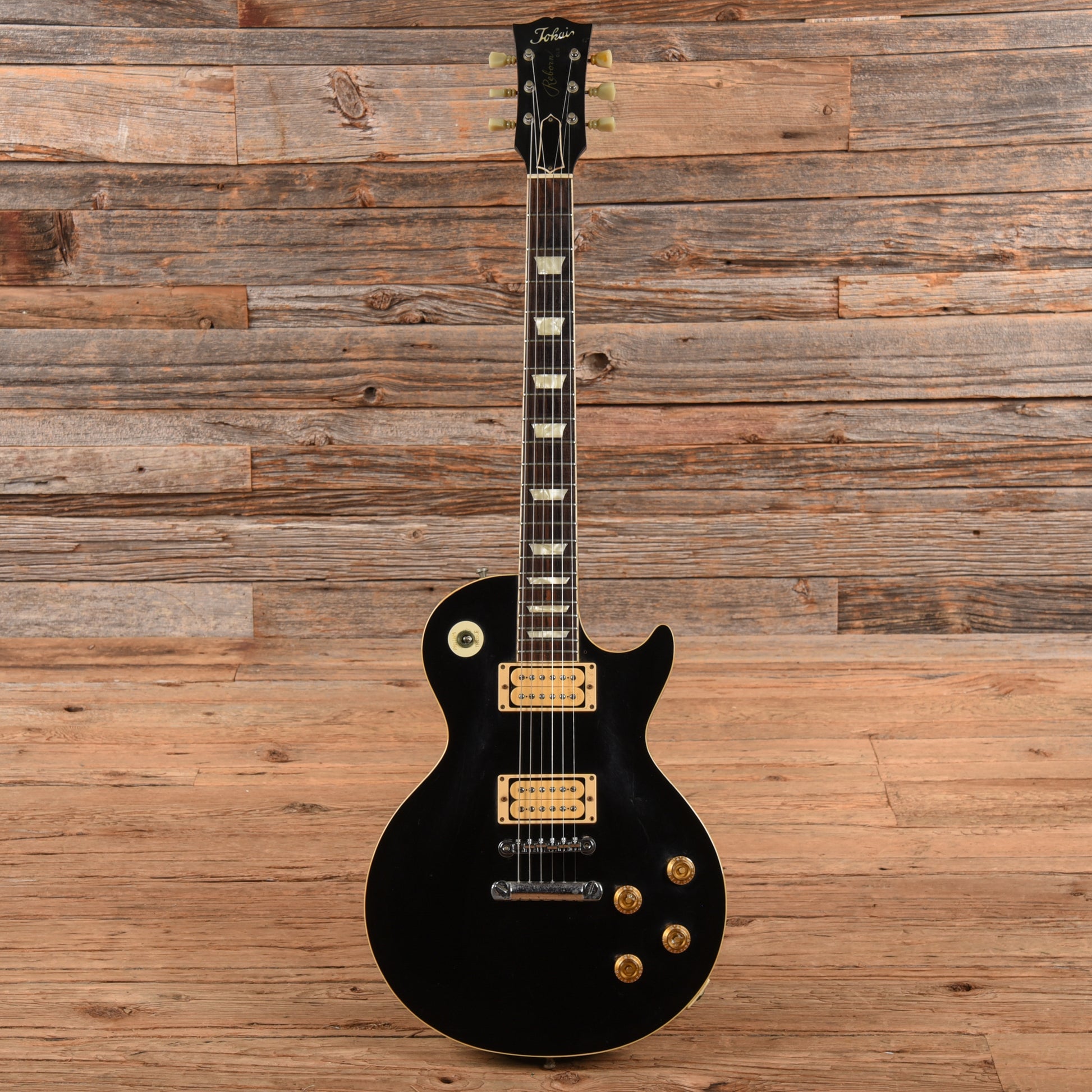 Tokai Reborn Old LS-50 Black Electric Guitars / Solid Body