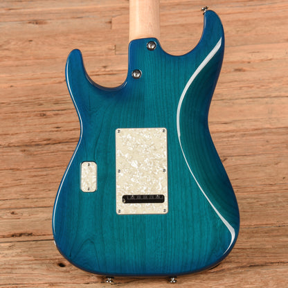 Tom Anderson Drop Top Classic Bora to Transparent Blue Burst 2017 Electric Guitars / Solid Body