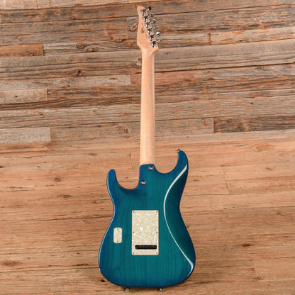 Tom Anderson Drop Top Classic Bora to Transparent Blue Burst 2017 Electric Guitars / Solid Body