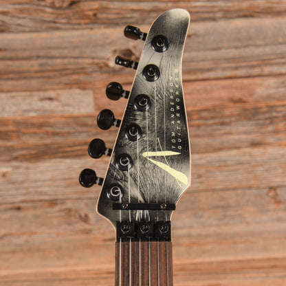 Tom Anderson Pro Am Bowling Ball Black & White 2024 Electric Guitars / Solid Body