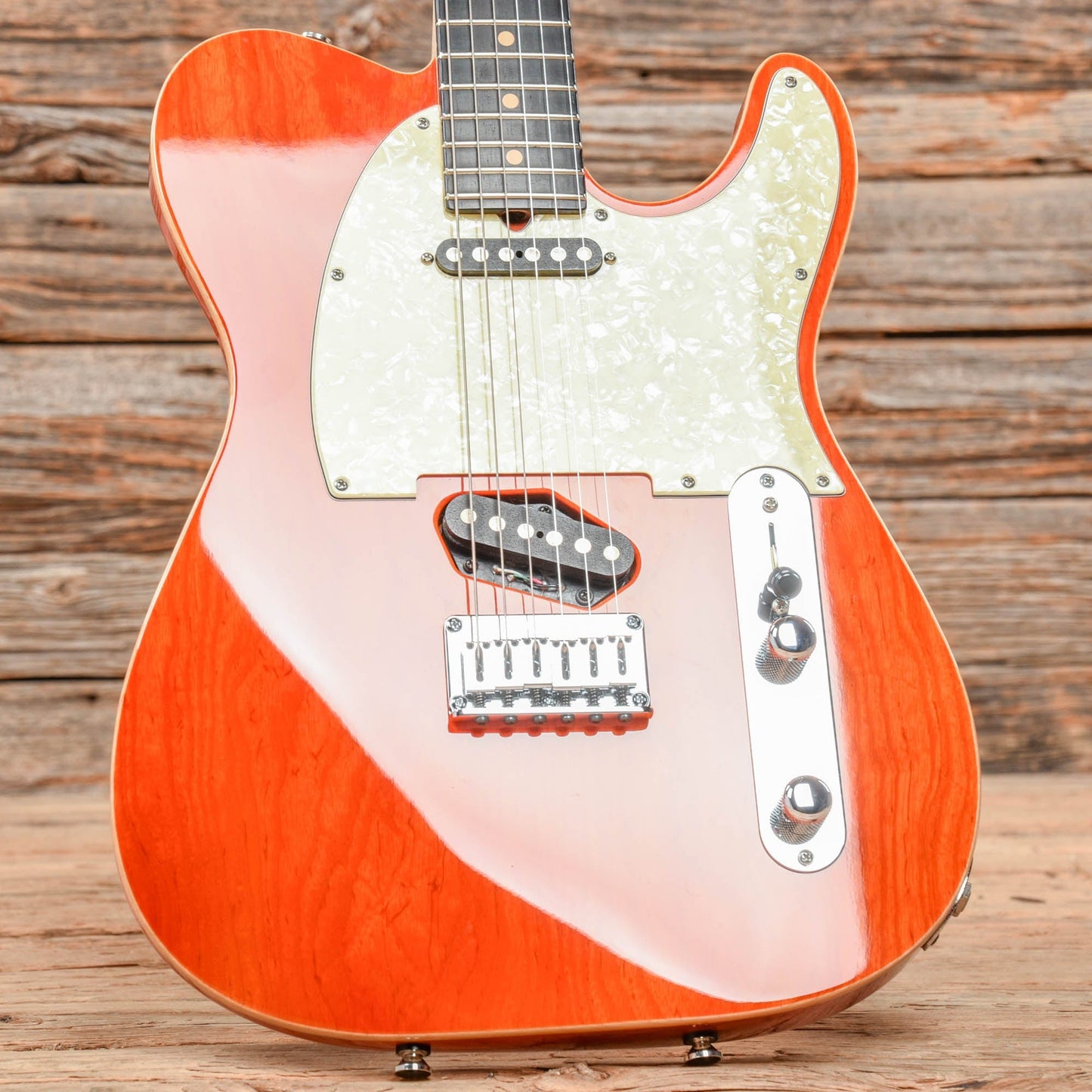 Tom Anderson Telecaster Style USA Orange Trans 1996 Electric Guitars / Solid Body