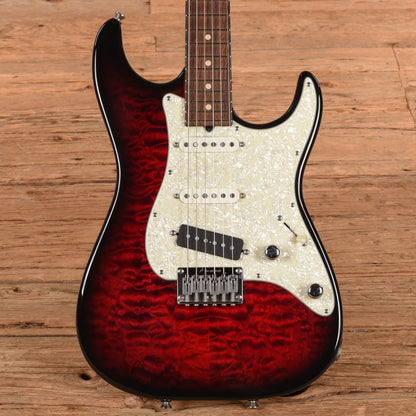Tom Anderson Drop Top Hollow Classic Red Burst 2004 Electric Guitars
