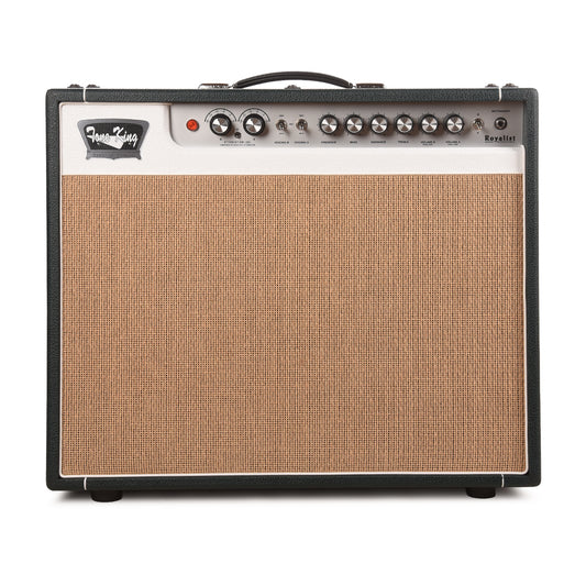 Tone King Royalist 40w 1x12 Two Channel Tube Amp Combo British Green Levant w/ British Small Weave Cane Cloth Amplifiers