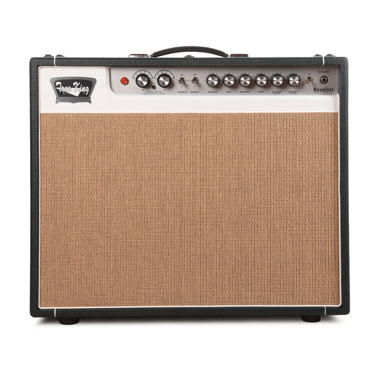 Tone King Royalist 40w 1x12 Two Channel Tube Amp Combo British Green Levant w/ British Small Weave Cane Cloth Amplifiers