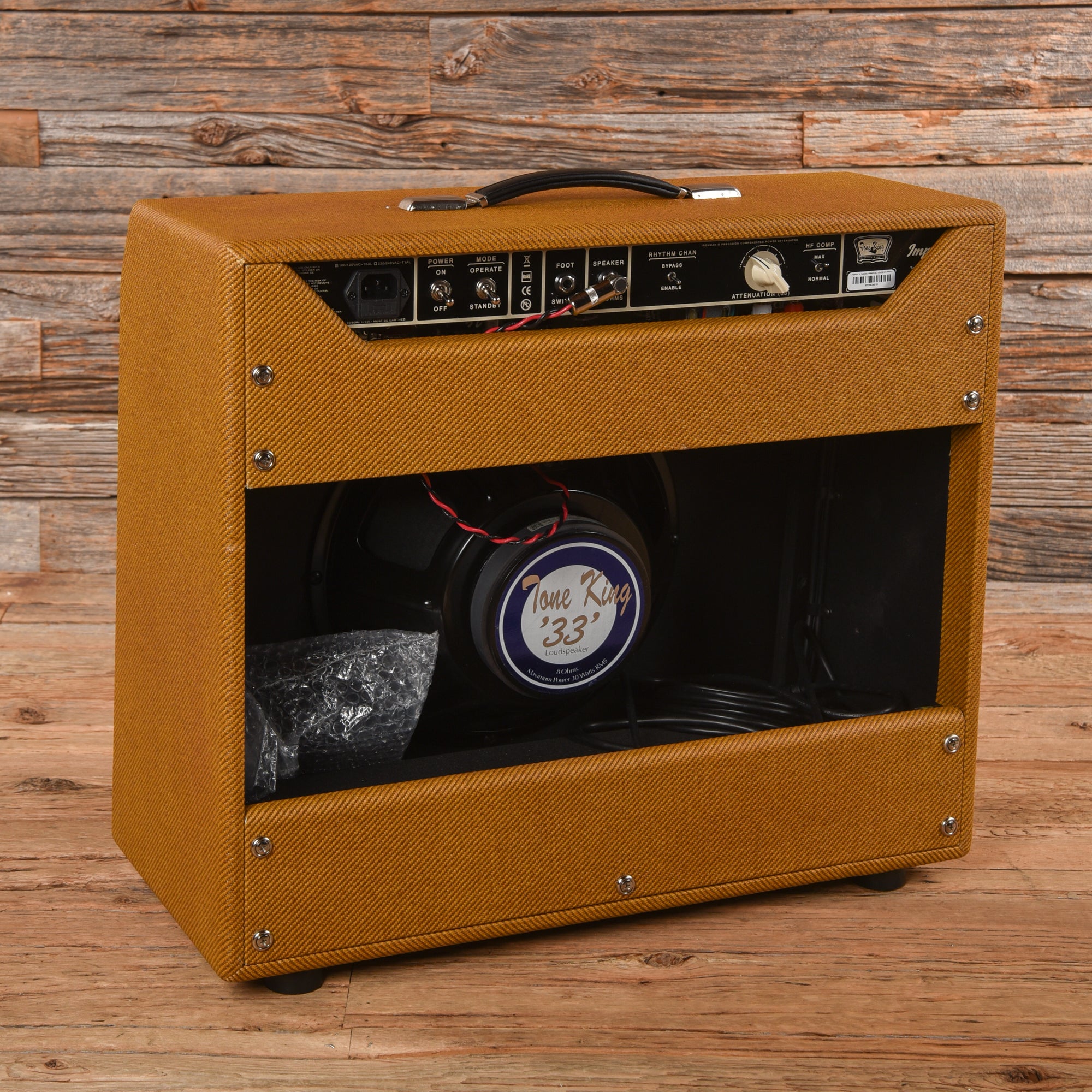 Tone King Imperial MKII 20W 1x12 Combo Lacquered Tweed Amps / Guitar Amps / Guitar Combos