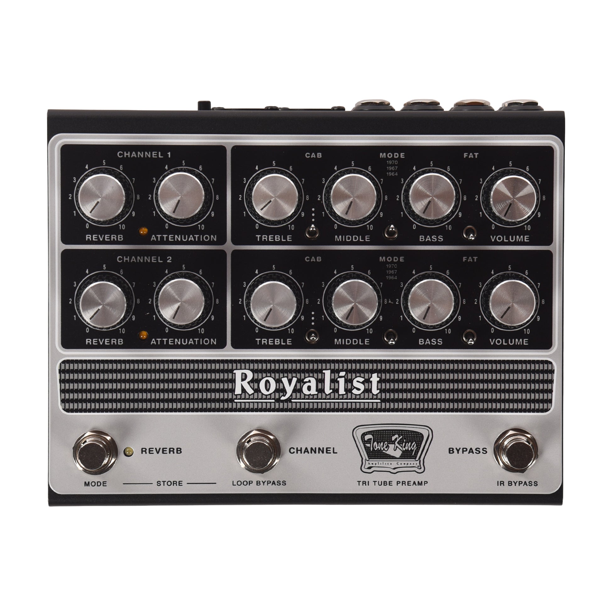 Tone King Royalist Tri-Tube Preamp Pedal Effects and Pedals / Amp Simulators