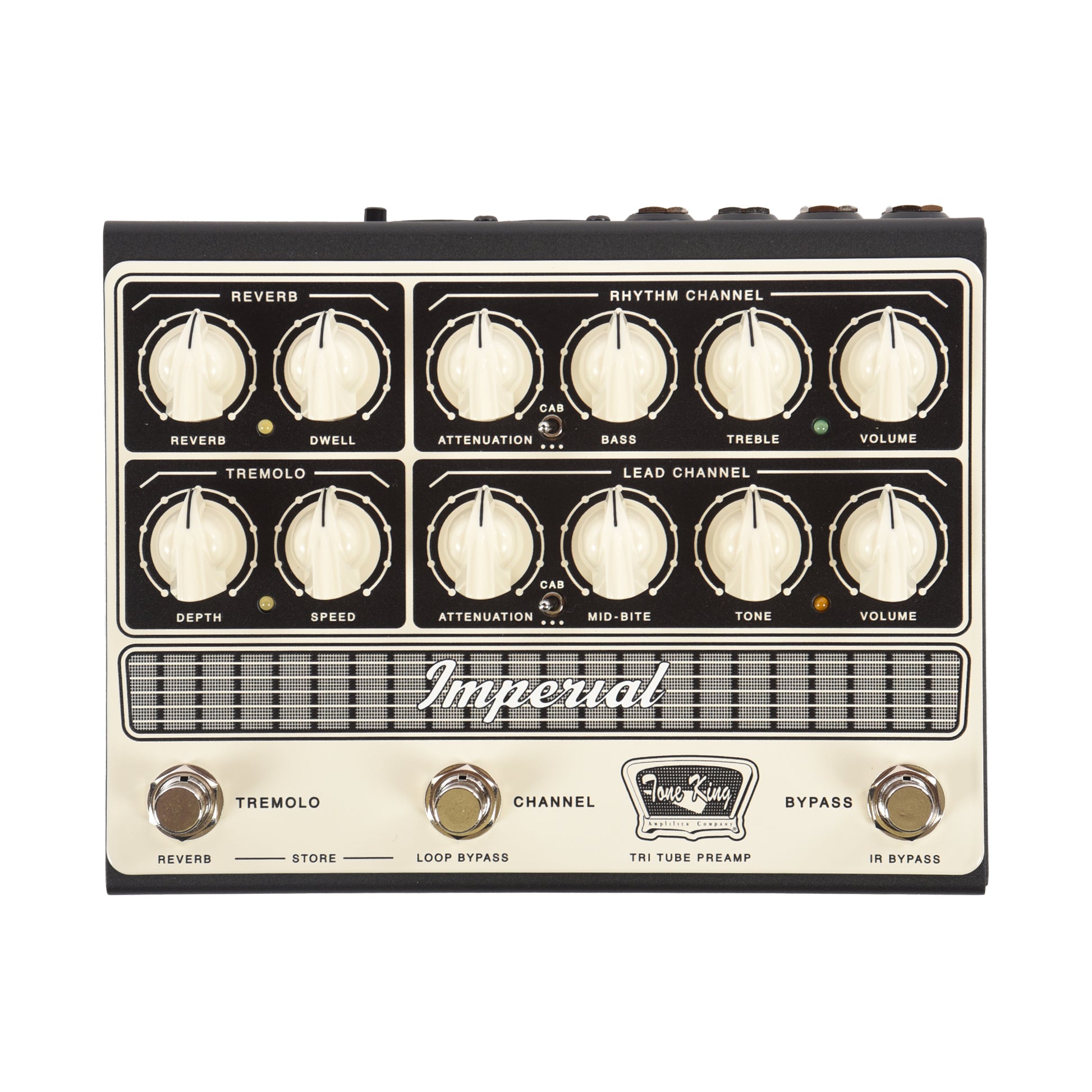 Tone King Imperial Preamp Tri-Tube Preamp Pedal Effects and Pedals / Cabinet Simulators