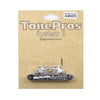 TonePros NVR2P Nashville Style Tunematic Bridge with Pre-Notched Saddles Chrome Parts / Amp Parts