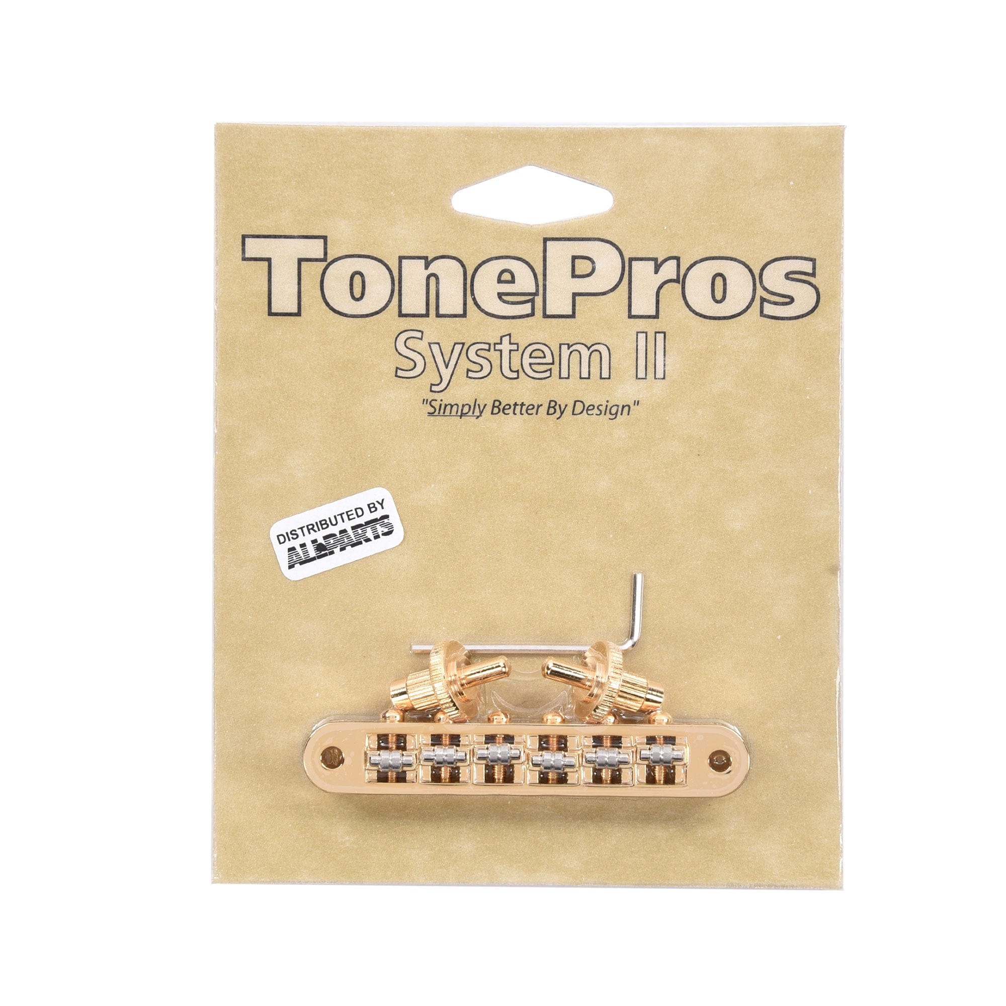 TonePros TP6R Tune-o-matic Bridge With Roller Saddles - Small Posts - Foto 5