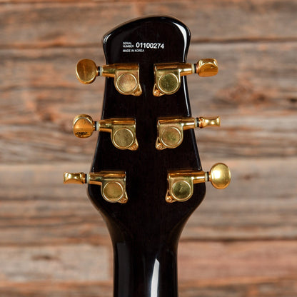 Tradition MTP-450 Transparent Black Electric Guitars / Semi-Hollow