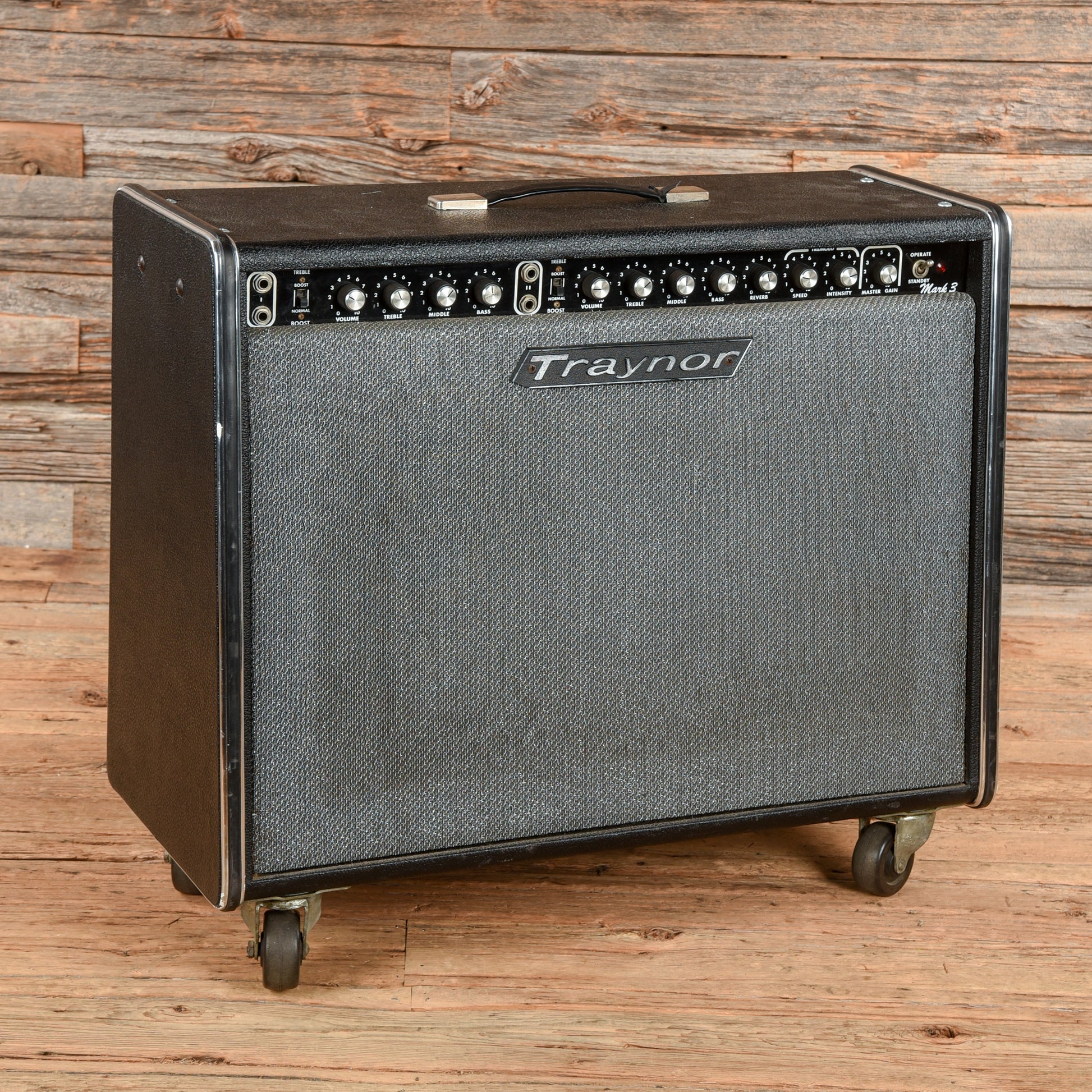 Traynor YGL-3 Mark III 2-Channel 100-Watt 2x12" Guitar Combo Amp Amplifiers