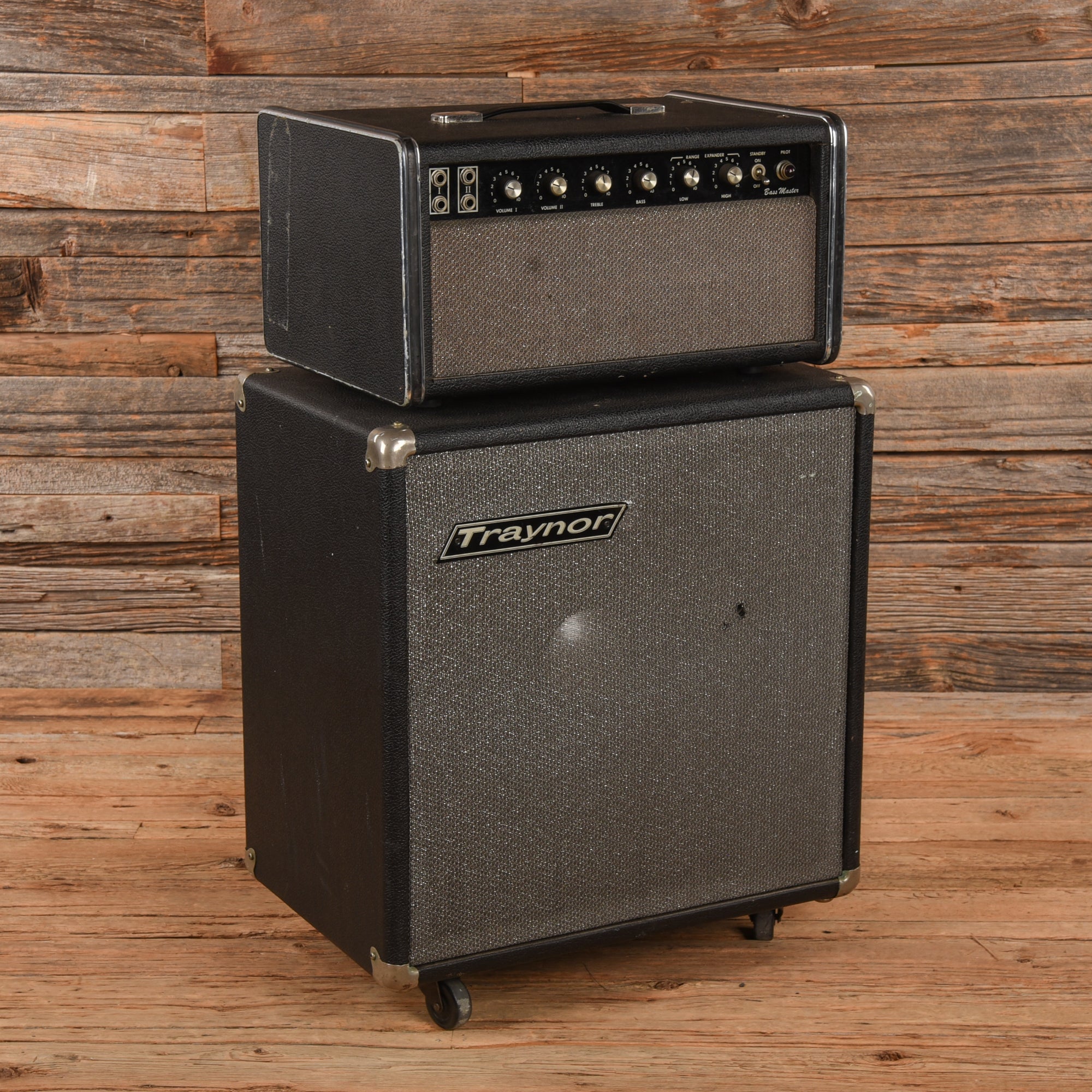 Traynor YBA-1 Bass Master 40-Watt Guitar / Bass Amp Head w/Matching 1x15 Cabinet Amps / Guitar Amps / Guitar Cabinets