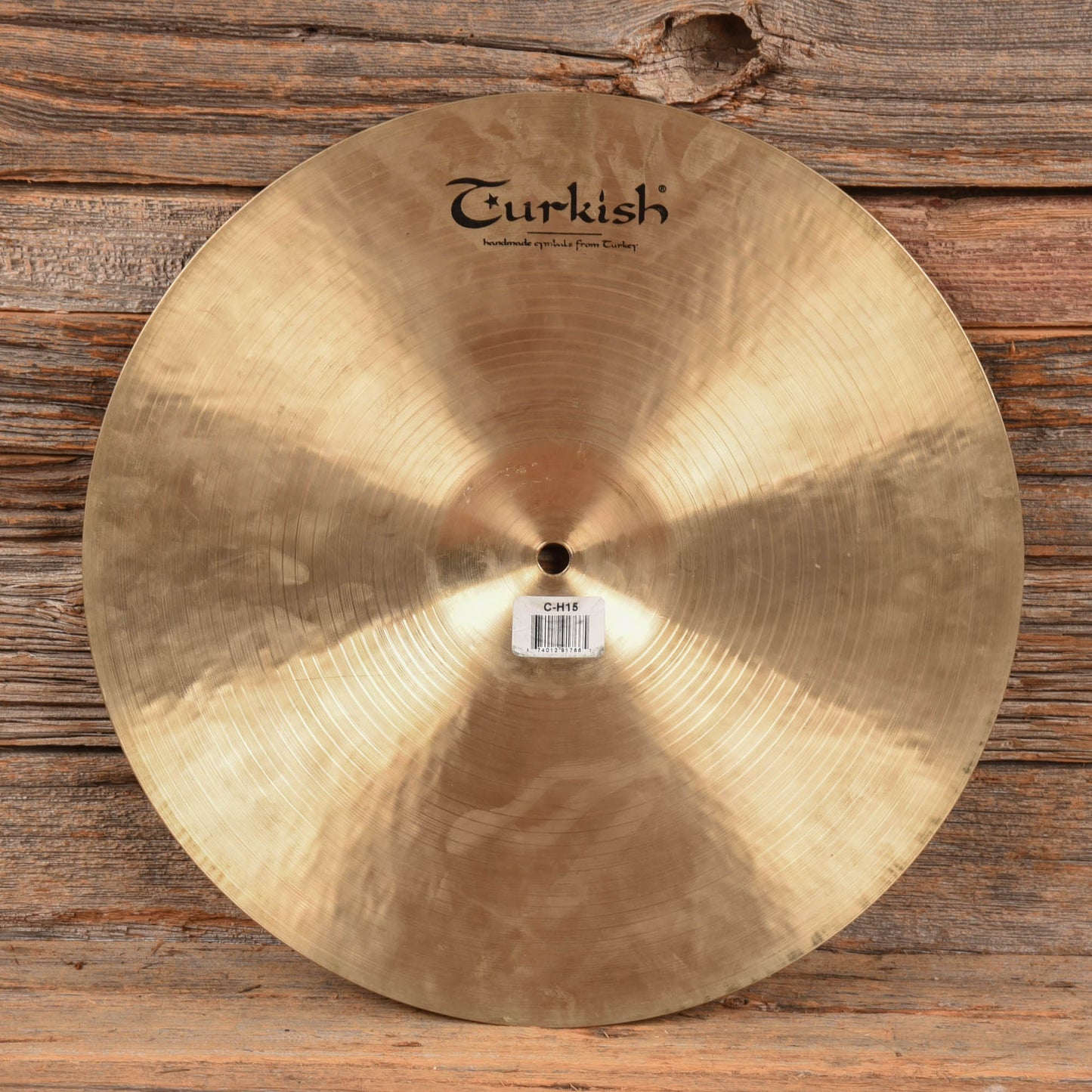 Turkish Cymbals 15" Classic Hi-Hats Pair USED Drums and Percussion