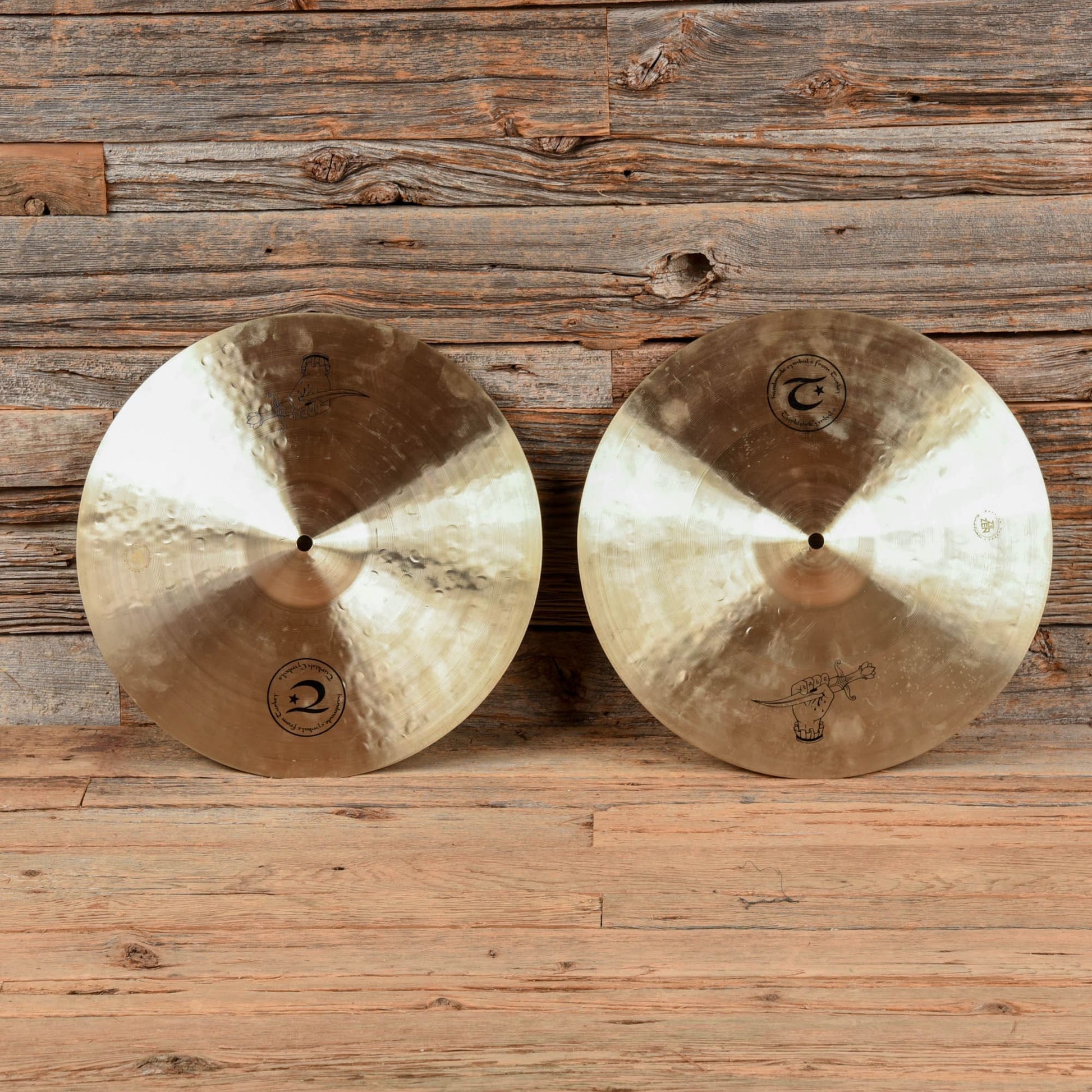 Turkish Cymbals 15" Lale Signature Hi-Hat Pair USED Drums and Percussion