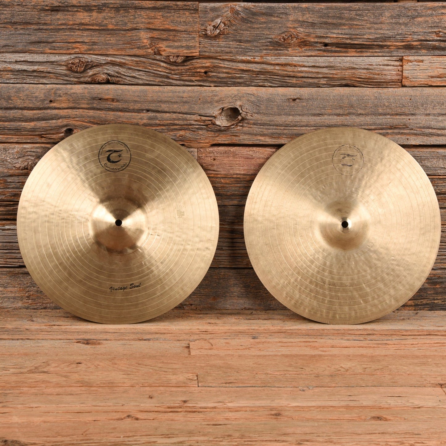 Turkish Cymbals 15" Vintage Soul Hi-Hat Pair USED Drums and Percussion