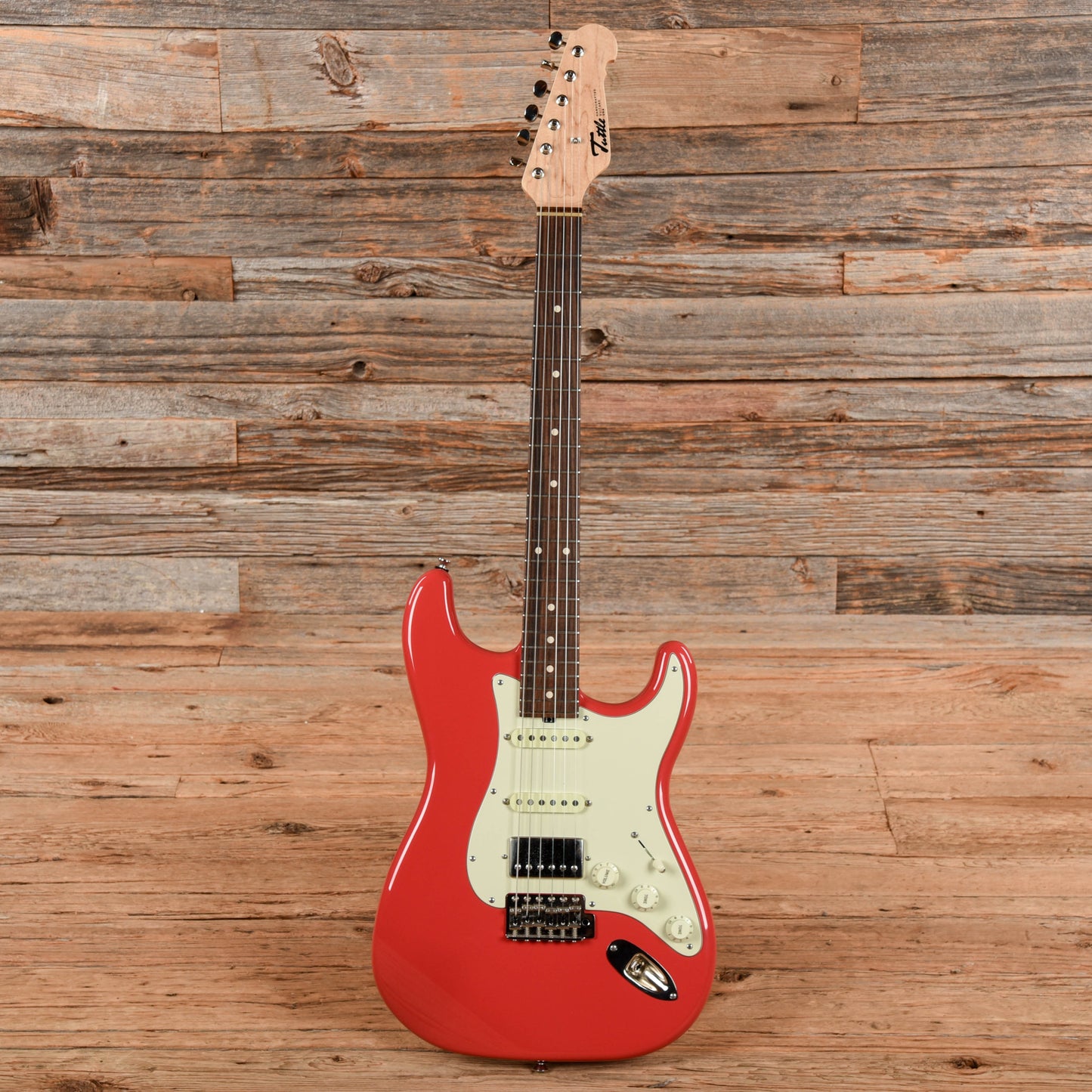Tuttle S-Type Red Electric Guitars