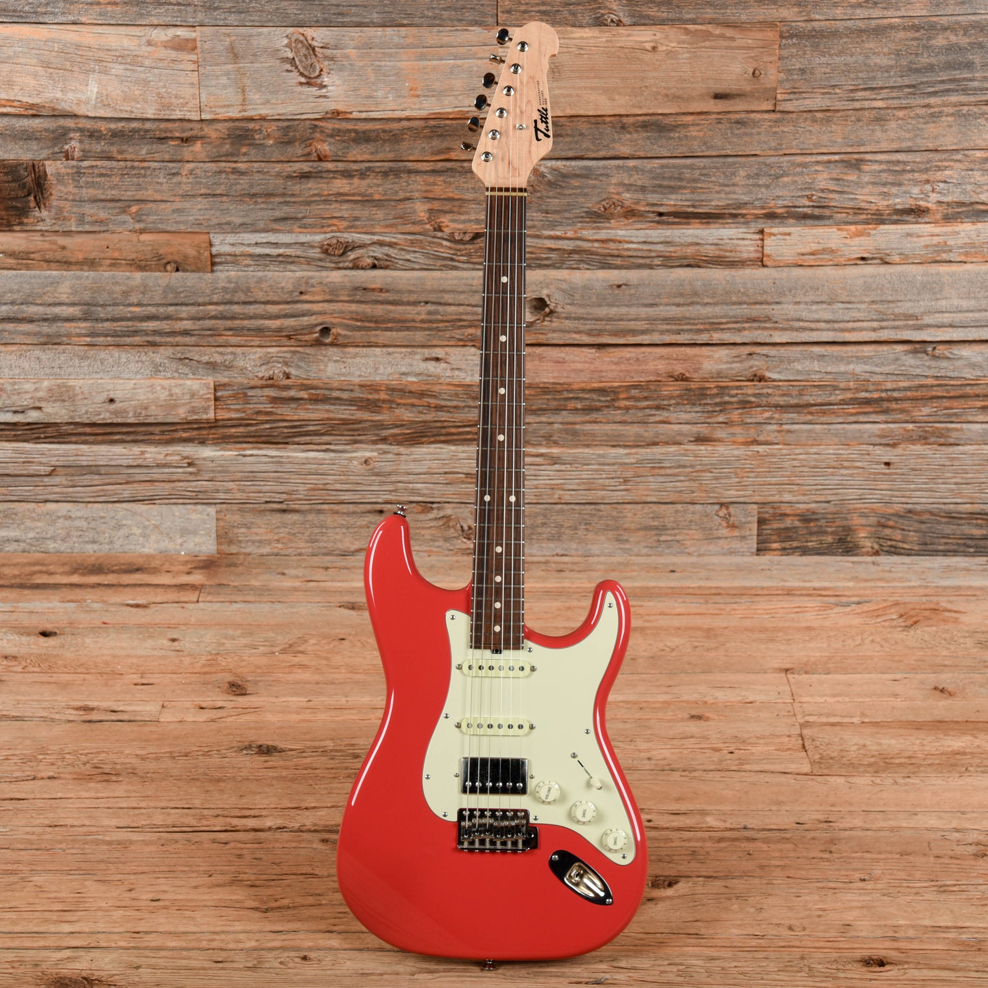 Tuttle S-Type Red Electric Guitars