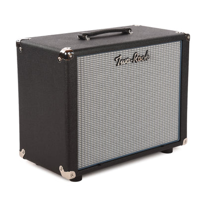 Two Rock 1x12 Small Ported Guitar Amp Cabinet Black Bronco w/ Blue Smoke Cloth Amplifiers