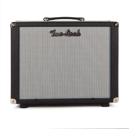 Two Rock 1x12 Small Ported Guitar Amp Cabinet Black Bronco w/ Blue Smoke Cloth Amplifiers