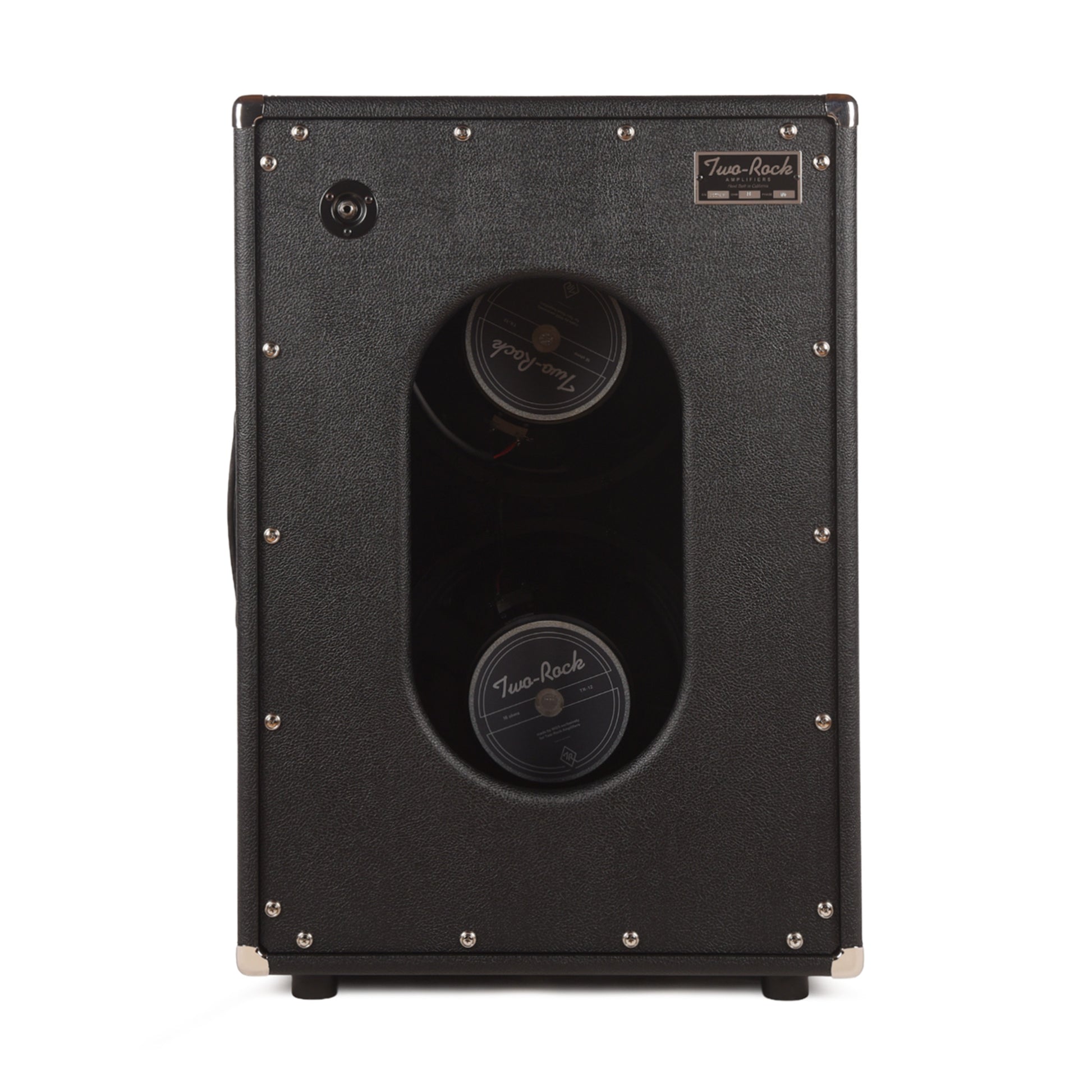 Two Rock 2x12 150w Cabinet Black Bronco & Cane Grill Cloth w/Two-Rock 1265B Speaker Amplifiers