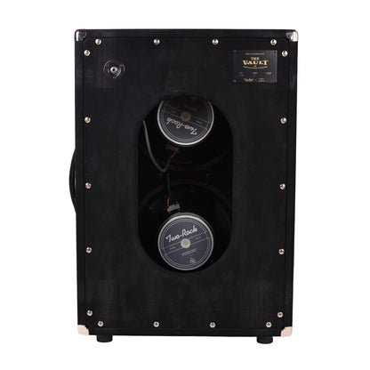 Two Rock 2x12 150w Vertical Cabinet Black Suede w/ Grey Pinstripe Cloth & Gold Piping (CME Vault Exclusive) Amplifiers