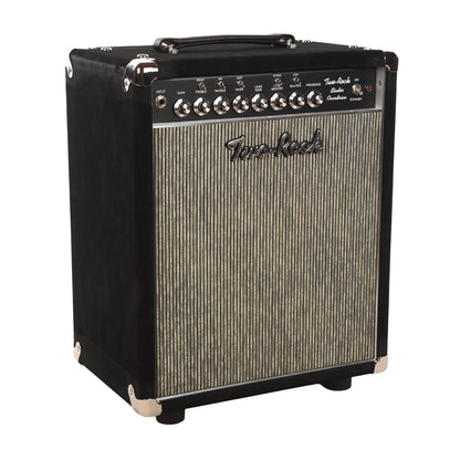Two Rock Studio Overdrive 35w 2-Channel Tube Amp Combo Black Suede w/ Grey Pinstripe Cloth Amplifiers