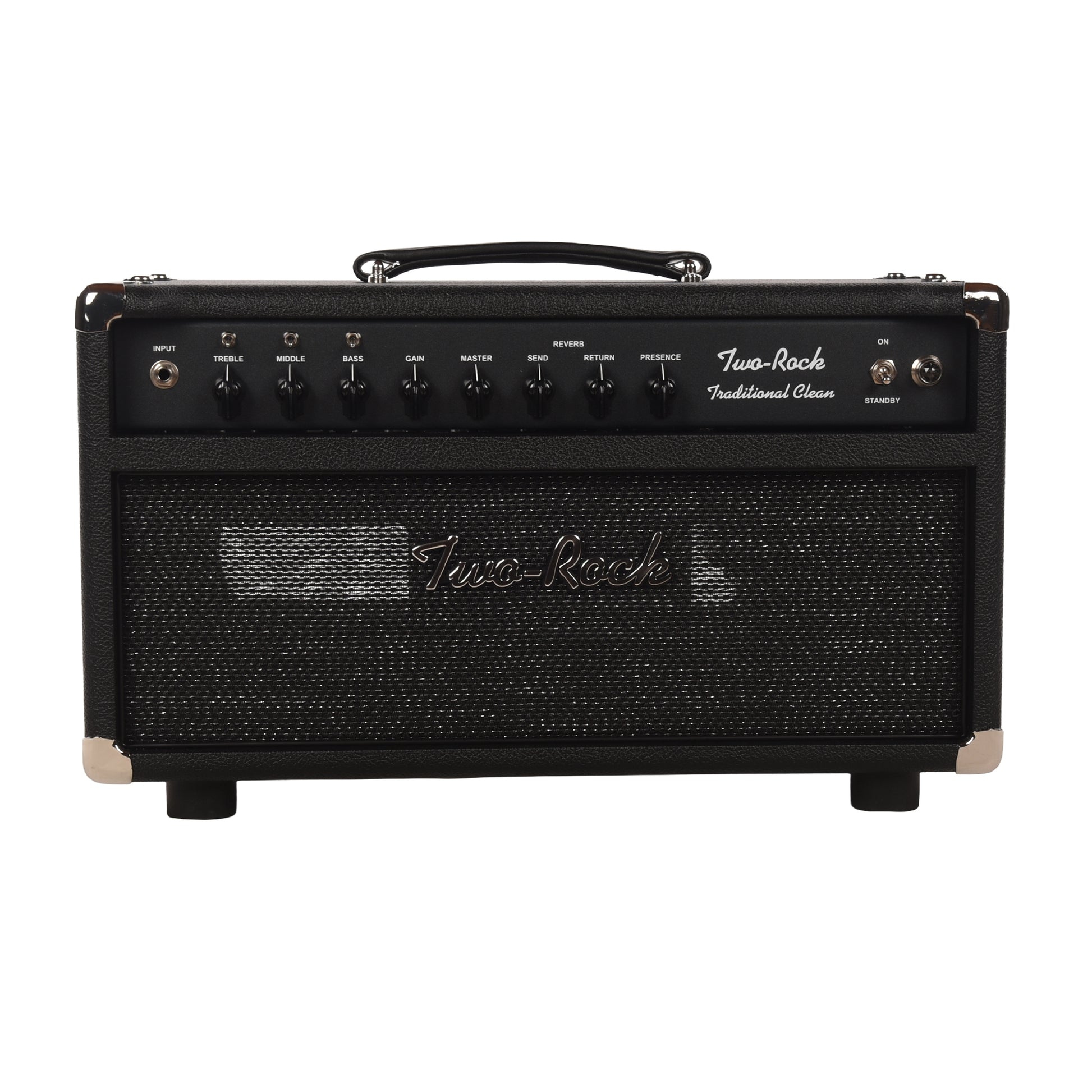 Two Rock Traditional Clean 100/50W Head w/Black Bronco Tolex & Sparkle Matrix Grill Cloth Amplifiers
