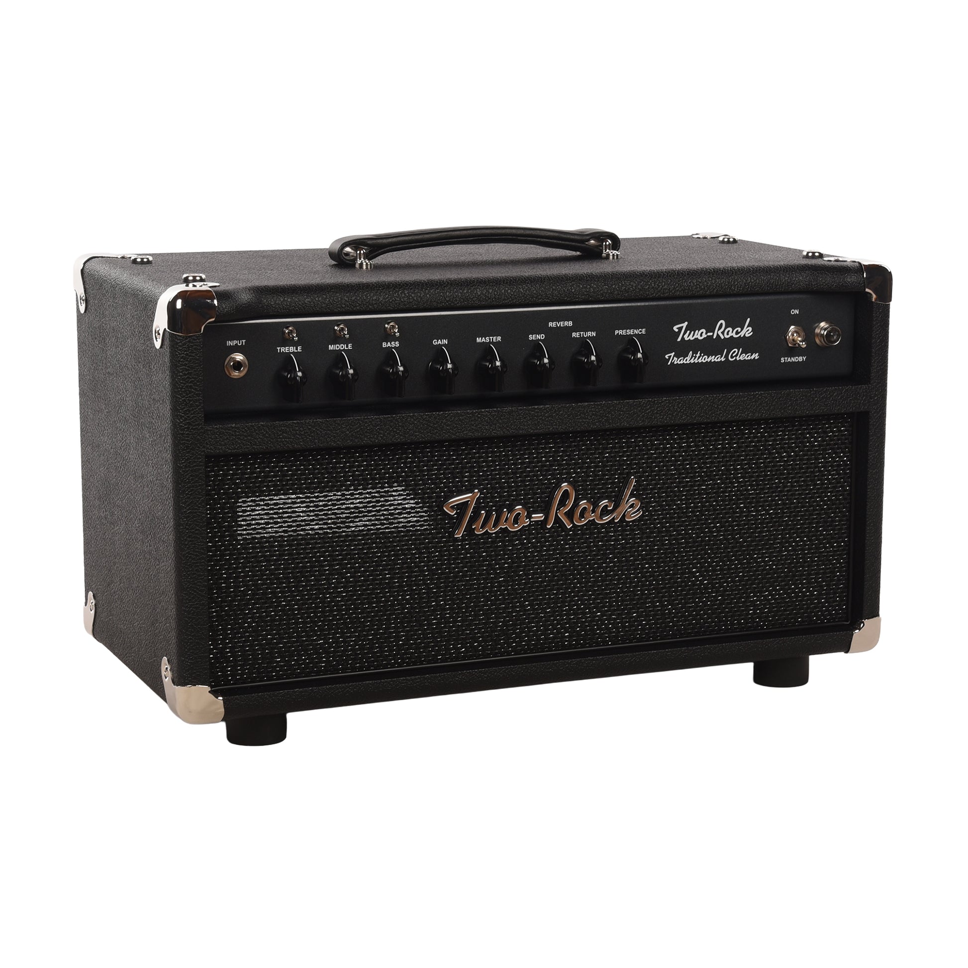 Two Rock Traditional Clean 100/50W Head w/Black Bronco Tolex & Sparkle Matrix Grill Cloth Amplifiers
