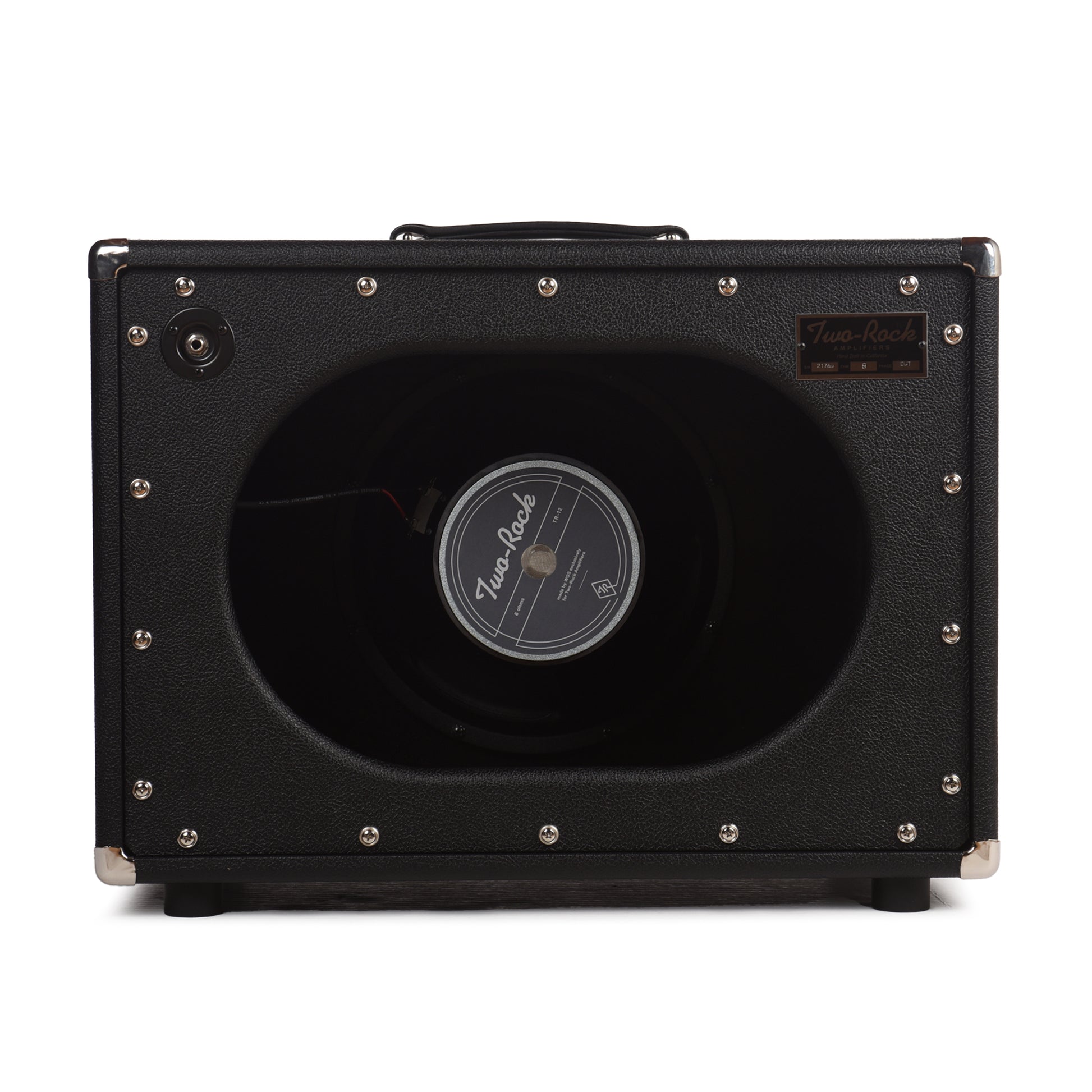Two Rock 1x12 75w Cabinet Black w/Black Bronco Tolex, Cane Grill & Two Rrock 1265B Speaker Amps / Guitar Amps / Guitar Cabinets