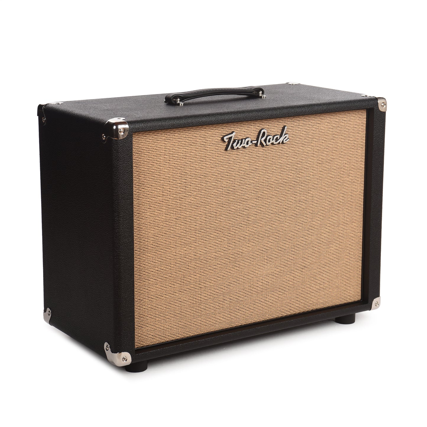 Two Rock 1x12 75w Cabinet Black w/Black Bronco Tolex, Cane Grill & Two Rrock 1265B Speaker Amps / Guitar Amps / Guitar Cabinets