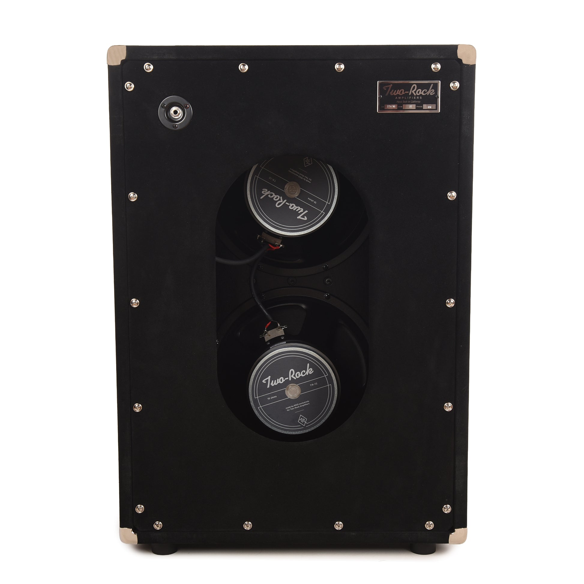 Two Rock 2x12 150w Vertical Cabinet w/Two-Rock 1265B Speaker Black Suede w/ Cane Grill Amps / Guitar Amps / Guitar Cabinets
