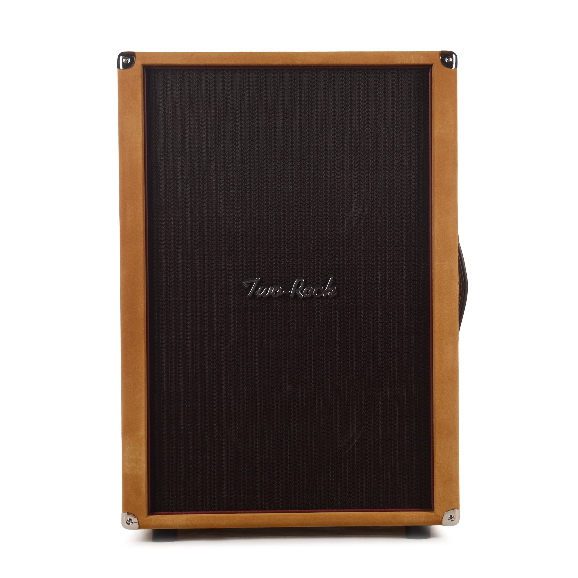 Two Rock 2x12 150w Vertical Cabinet w/Two-Rock 1265B Speaker Buckskin Suede w/ Oxblood Grill Amps / Guitar Amps / Guitar Cabinets