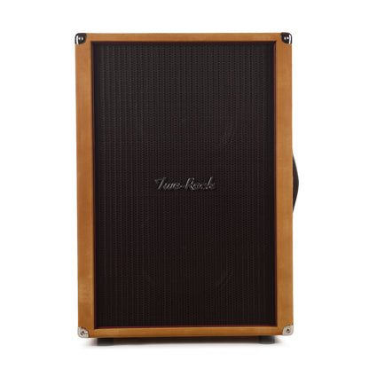 Two Rock 2x12 150w Vertical Cabinet w/Two-Rock 1265B Speaker Buckskin Suede w/ Oxblood Grill Amps / Guitar Amps / Guitar Cabinets
